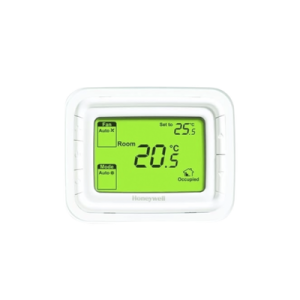 termostato no programable, horizontal 2 o 4 tubos, 120 vac, pantalla verde
