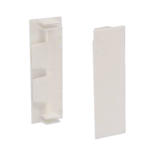 unión recta de tapa, para uso con canaleta t70, material pvc rígido, color blanco mate
