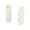 unión recta de tapa, para uso con canaleta t70, material pvc rígido, color blanco