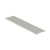 cubierta para canaleta t 70, de pvc rígido, 70.1 x 9.1 x 2400 mm, color blanco mate