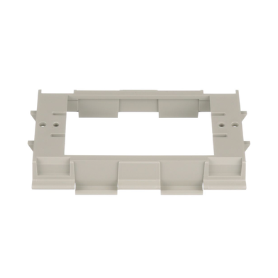 soporte para montaje de faceplates en canaleta t70, de pvc rígido, color gris internacional soporte para montaje de faceplates en canaleta t70, de pvc rígido, color gris internacional