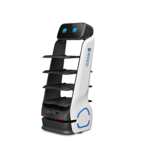 robot autonomo para servicio de meseros ubicado por slam (laser) / mejora el servicio al cliente / soporta 10 kgs por charola / ideal para restaurantes, cafeterias, hospitales, salones de eventos, etc...