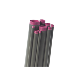 tubo conduit rígido de aluminio de 2” (50.8 mm) con recubrimiento de pvc de 3.05 m con cople.