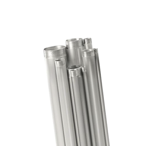 tubo conduit de 2 1/2” rígido de aluminio de 3.05 metros con cople.