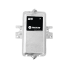 protector poe metálico individual para exterior contra descargas atmosféricas con puertos rj45 10/100 mbps