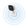 cámara ip wi fi para hogar, 2 megapixel, audio doble vía, visión nocturna, notificación push, acepta memoria micro sd de para grabación.