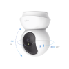 cámara ip wi fi para hogar, 2 megapixel, audio doble vía, visión nocturna, notificación push, acepta memoria micro sd de para grabación.