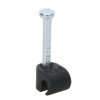 grapa negra para fibra óptica redonda de 3 mm (100pzs) (3101 00400)