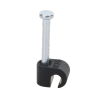 grapa negra para fibra óptica redonda de 3 mm (100pzs) (3101 00400)