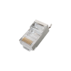 conector rj45 para cable ftp/stp categoría 5e blindado con pin a tierra