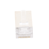 conector rj45 para cable ftp/stp categoría 5e blindado sin pin a tierra