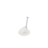 grapa para cable plano de 5mm color transparente (100pzs) (3209 00100)