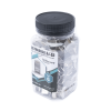 bote con 100 piezas de plug modular rj45 cat6 blindado con pin de tierra, chapado de oro a 30 micras para durabilidad extrema