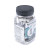 bote con 100 piezas de plug modular rj45 cat6 blindado con pin de tierra, chapado de oro a 30 micras para durabilidad extrema