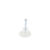grapa para cable redondo de 7mm color transparente (100pzs) (3103 00100)