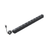 pdu vertical de 10 contactos (nema 5 15r). volt. ent./sal.: 120vca/15a compatible con racks eirl y eiqr.