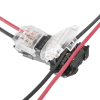 conector en forma de t para 2 contactos / para una conexión rápida