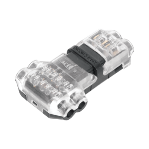conector en forma de t para 2 contactos / para una conexión rápida