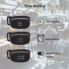 reloj buscador td112 ipx7 / resistente al agua / pantalla oled / 180mah / 48 horas standby / 80 100m distancia de recepción / compatible con 50 botones td009 y t114 / 7 idiomas / almacenamiento de 10 mensajes