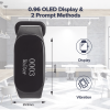 reloj buscador td112 ipx7 / resistente al agua / pantalla oled / 180mah / 48 horas standby / 80 100m distancia de recepción / compatible con 50 botones td009 y t114 / 7 idiomas / almacenamiento de 10 mensajes