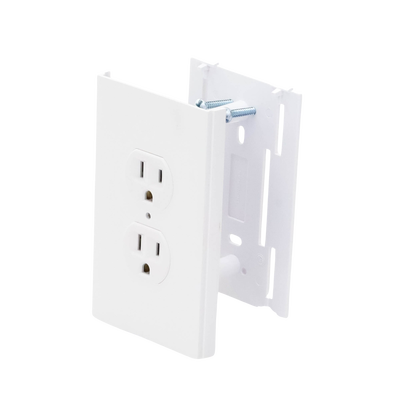 contacto eléctrico doble, soporte y tapa color blanco de pvc auto extinguible, para canaleta tek100 (5591 10200) contacto eléctrico doble, soporte y tapa color blanco de pvc auto extinguible, para canaleta tek100 (5591 10200)