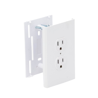 contacto eléctrico doble, soporte y tapa color blanco de pvc auto extinguible, para canaleta tek100 (5591 10200) contacto eléctrico doble, soporte y tapa color blanco de pvc auto extinguible, para canaleta tek100 (5591 10200)