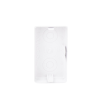 tapa final en color blanco de pvc auto extinguible, para canaleta tek100 (5591 02001)