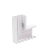 sección en "l" color blanco de pvc auto extinguible, para canaleta tek100 (5576 12100)