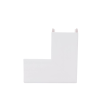 sección en "l" color blanco de pvc auto extinguible, para canaleta tek100 (5576 12100)