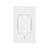 soporte y tapa universal color blanco de pvc auto extinguible, para canaleta tek100 (5595 10001)