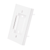 soporte y tapa universal color blanco de pvc auto extinguible, para canaleta tek100 (5595 10001)