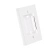 soporte y tapa universal color blanco de pvc auto extinguible, para canaleta tek100 (5595 10001)