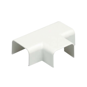 accesorio en "t", para uso con canaleta ld10, material abs, color blanco mate