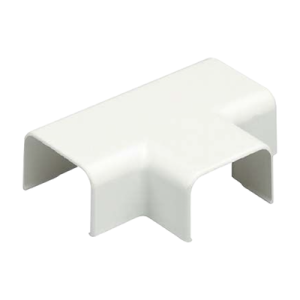 accesorio en "t", para uso con canaleta ld10, material abs, color blanco