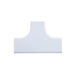 accesorio en "t", para uso con canaleta ldph10, material abs, color blanco