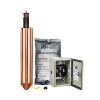kit de puesta a tierra de 100 amperes con electrodo, filtro, acoplador y compuesto h2ohm.