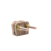 conector de varilla 5/8" a cable calibre 4 a 3/0 awg.