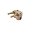 conector antivandalico de varilla 3/4" a cable calibre 2/0 (doble cero) a 350 kcm.