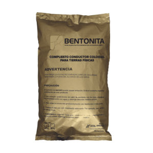 bentonita, compuesto conductor coloidal para tierras físicas, saco con 20 kgr.