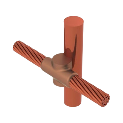 molde para soldadura exotermica, costado de de varilla 5/8 in. a cable de paso 4/0 awg molde para soldadura exotermica, costado de de varilla 5/8 in. a cable de paso 4/0 awg