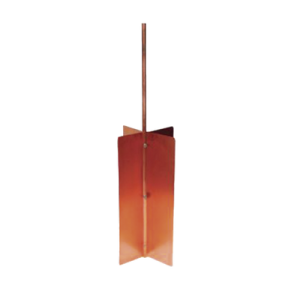 electrodo convencional tipo rehilete varilla de 1/2"