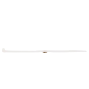 cincho de nylon color natural, 4.8 x 190mm (100pzs) (4200 03000)