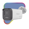 [audio bidireccional + dual light + colorvu] bala turbohd 2 megapixel (1080p) / lente 3.6 mm / 40 mts ir exir + 40 mts luz blanca / micrófono y bocina integrado / exterior ip67 / dwdr