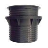 multicontactos empotrable doble/ usb "a & c", color negro, no incluye cable de poder (11000 83604)