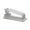 clip organizador de cables auto adherible diseñado para sujetar y organizar cables sin necesidad de perforar muros, paquete con 5 piezas, (3501 01001)