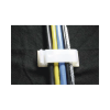 clip organizador de cables auto adherible diseñado para sujetar y organizar cables sin necesidad de perforar muros, paquete con 5 piezas, (3501 01001)