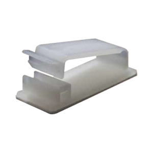 clip organizador de cables auto adherible diseñado para sujetar y organizar cables sin necesidad de perforar muros, paquete con 5 piezas, (3501 01001)