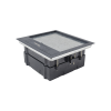 caja de piso para dos módulos universales (socket m2), para alimentación eléctrica y redes de datos (11000 33401) no incluye faceplates