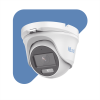 [colorvu] turret turbohd 1080p / imagen a color 24/7 / lente 2.8 mm / micrófono integrado / luz blanca 20 mts / ip66 / metálica