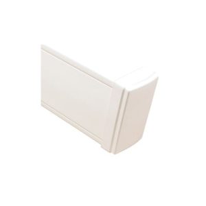 tapa final en color blanco de pvc auto extinguible, para canaleta tek100 (5591 02001)